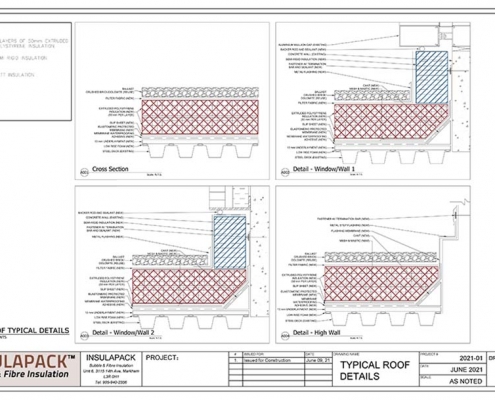 roof insulation blueprint requirements