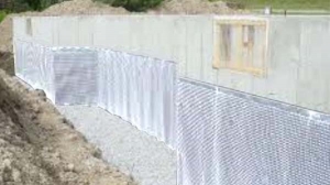 exterior foundation wrap insulation & vapour barrier