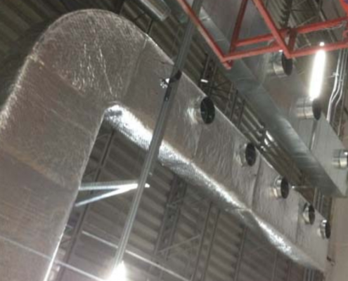 HVAC duct insulation