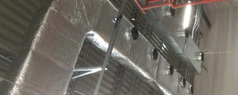 HVAC duct insulation