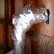 Exterior pipe insulation wrap